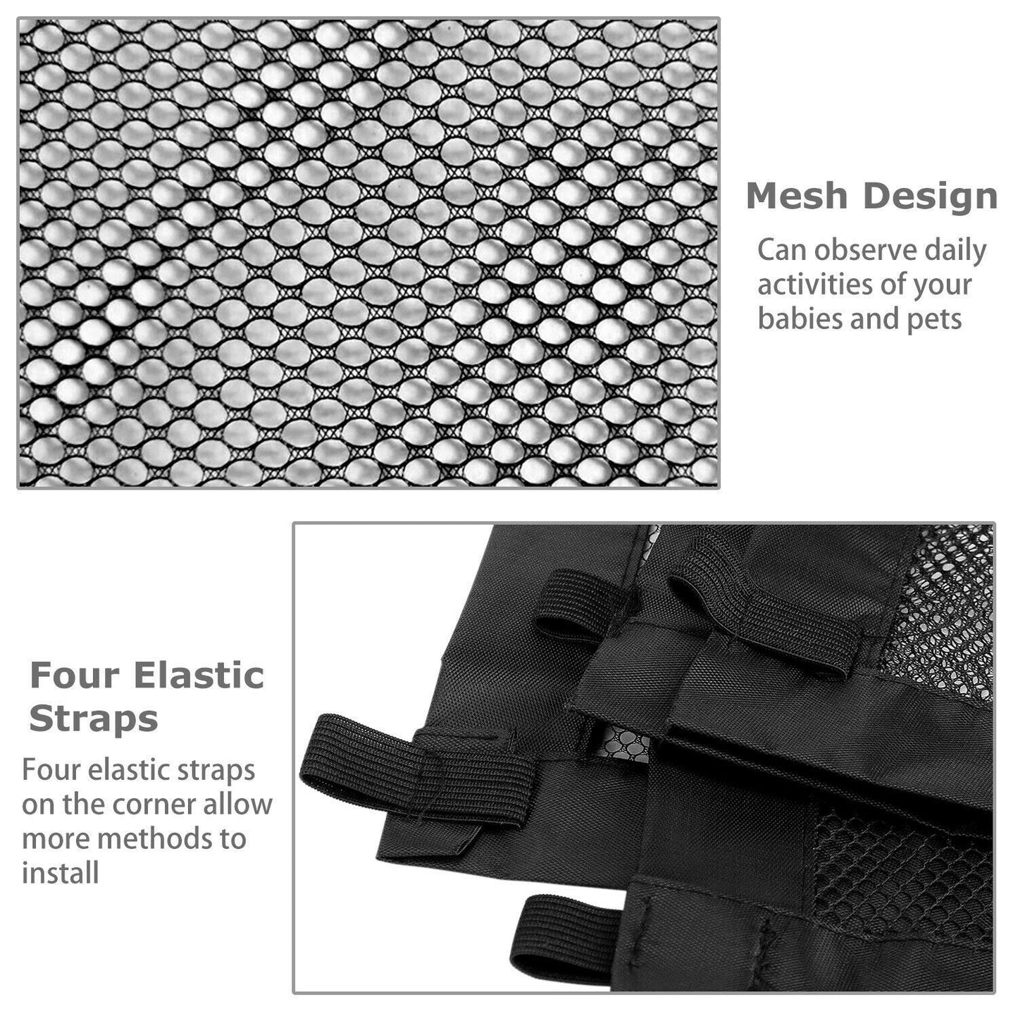 Pets Dog Cat Baby Safety Gate Mesh Fence - Haven Home Goods