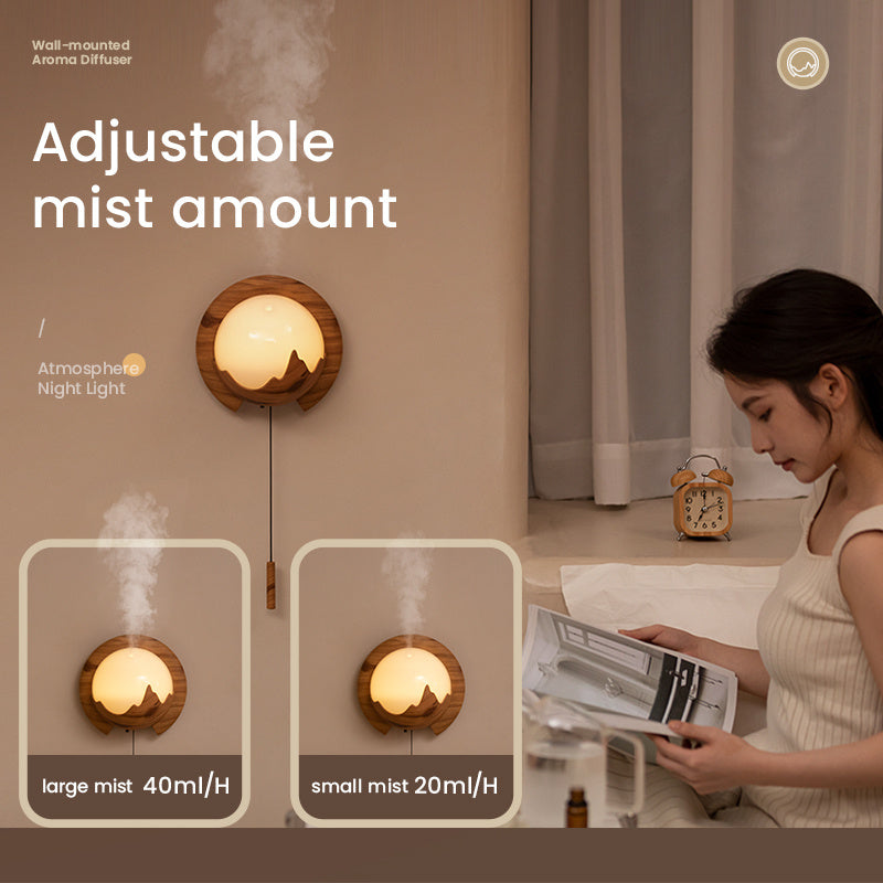Wall-mounted Aroma Diffuser Night Light - Haven Home Goods