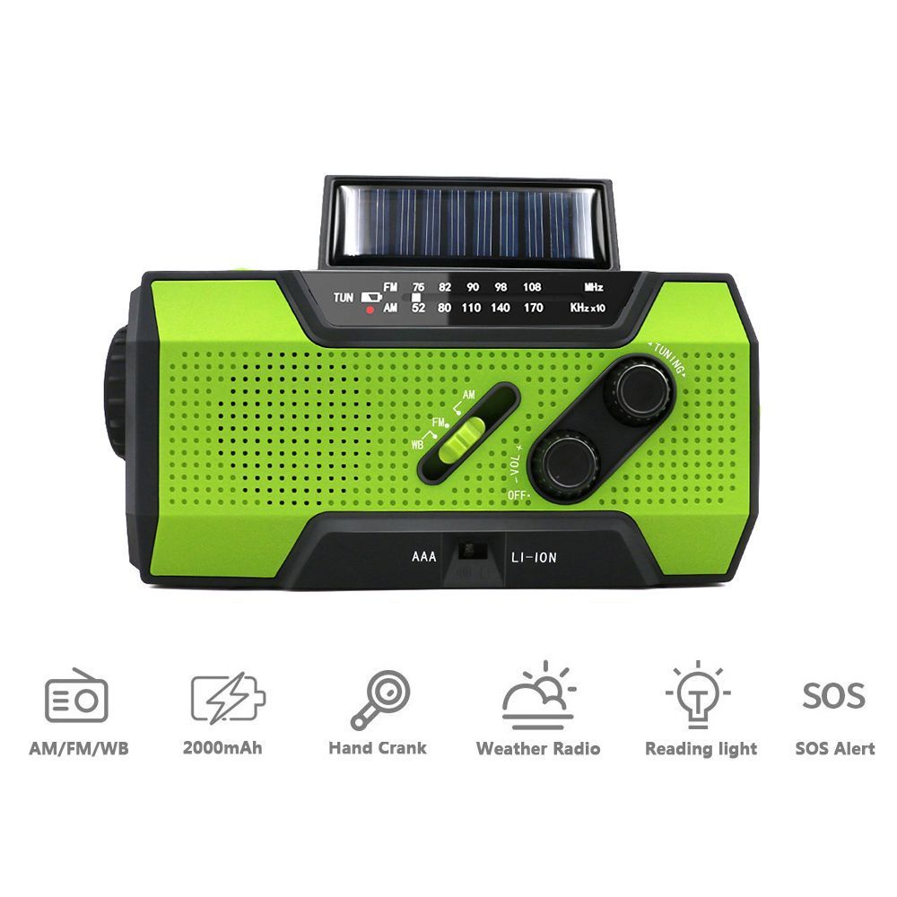 Emergency Hand Crank Solar Radio - Haven Home Goods