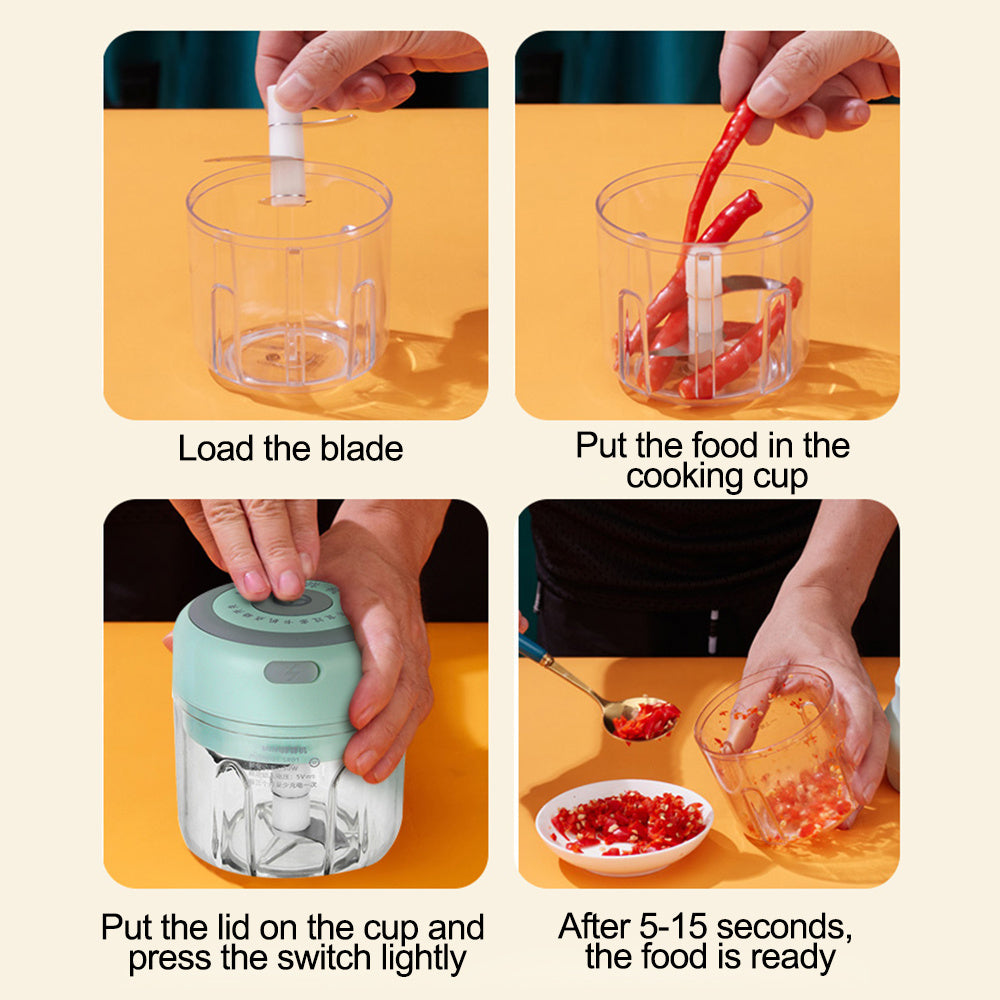 Mini Electric Garlic Chopper - Haven Home Goods
