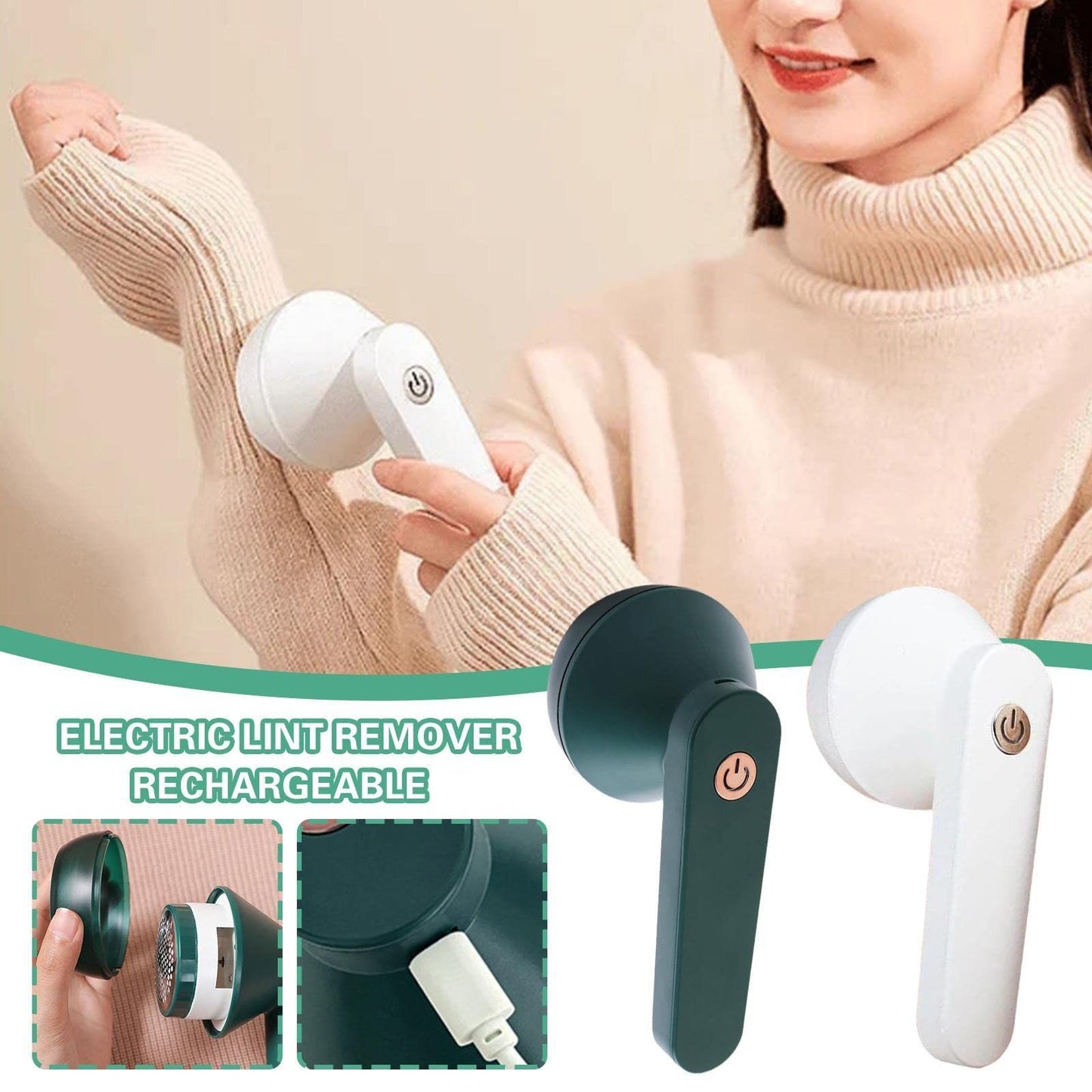 USB Rechargeable Electric Lint Remover - Haven Home Goods