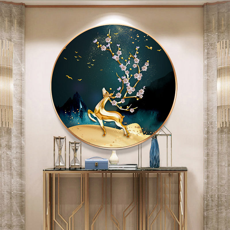 The Painted Diamond Deer Crystal Canvas - Haven Home Goods