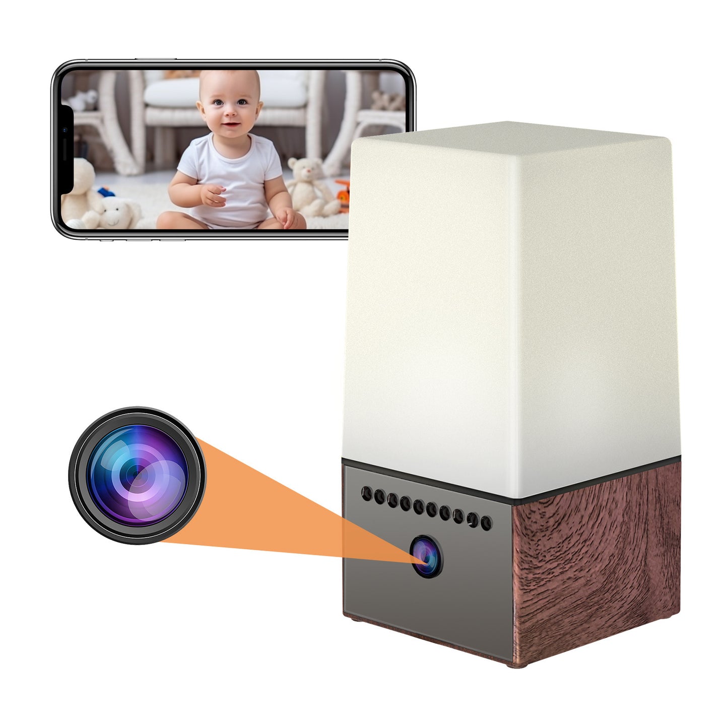 Wireless Network Surveillance Camera Home HD Smart Night Vision Remote Mobile Phone Monitor Dual Voice Conversation - Haven Home Goods