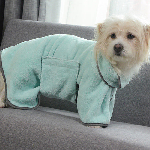 Pet Bath Towel Breathable Flannel - Haven Home Goods