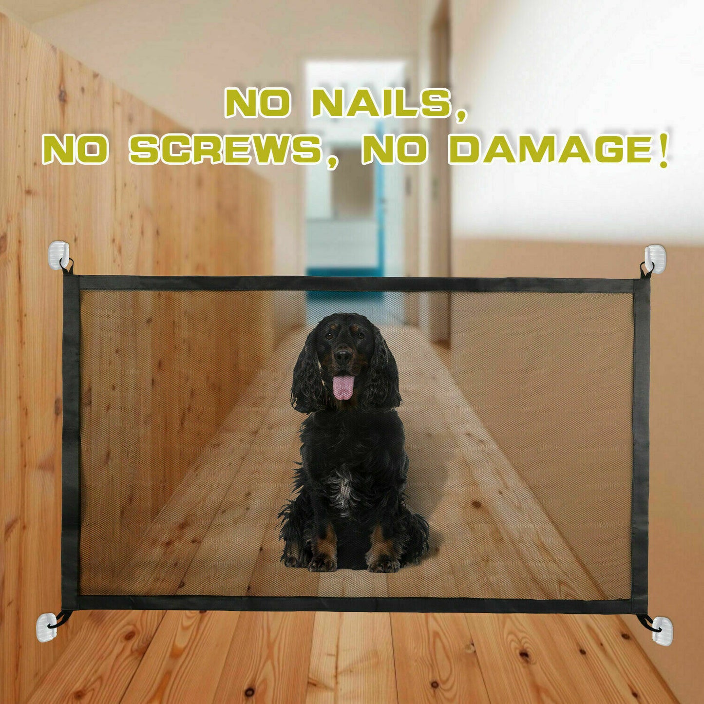 Pets Dog Cat Baby Safety Gate Mesh Fence - Haven Home Goods