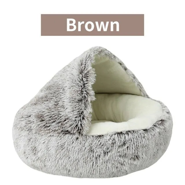 Soft Plush Round Pet Bed - Haven Home Goods