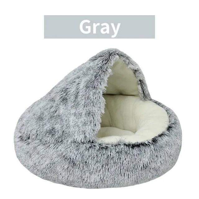 Soft Plush Round Pet Bed - Haven Home Goods