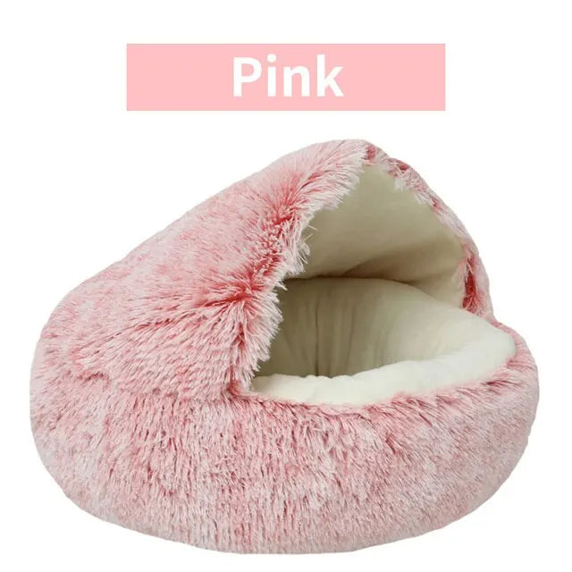 Soft Plush Round Pet Bed - Haven Home Goods