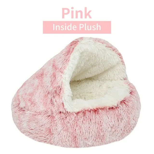 Soft Plush Round Pet Bed - Haven Home Goods