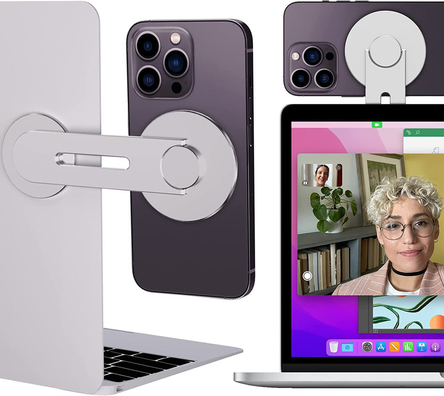 Magnetic Laptop Phone Holder - Haven Home Goods