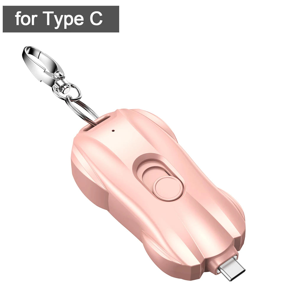 Keychain Portable Emergency Phone Charger Power Bank - Haven Home Goods