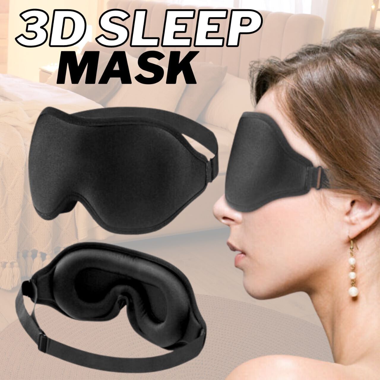 3D Sleep Eye Mask - Haven Home Goods