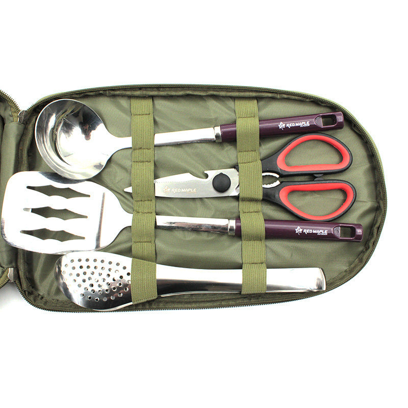 8pcs Cooking Utensil Set Travel Organizer - Haven Home Goods