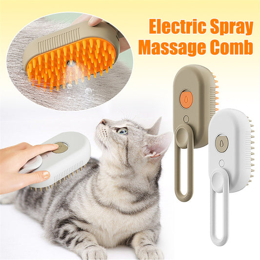 3-In-1 Electric Spray Brush For Pet