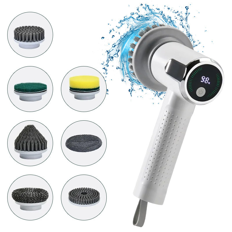 Multifunctional Smart Display Electric Wireless Cleaning Brush