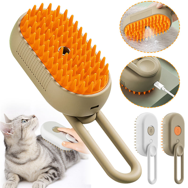 3-In-1 Electric Spray Brush For Pet - Haven Home Goods