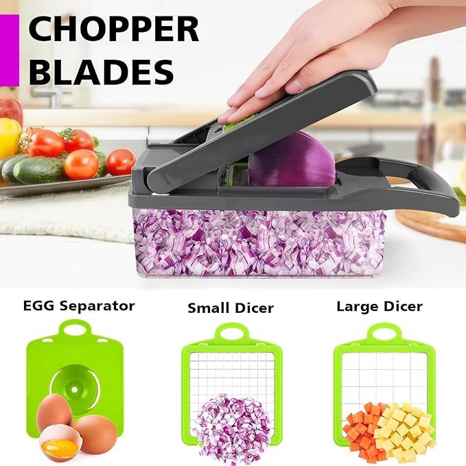 12-In-1 Manual Vegetable Chopper - Haven Home Goods