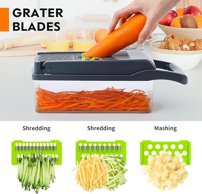 12-In-1 Manual Vegetable Chopper - Haven Home Goods