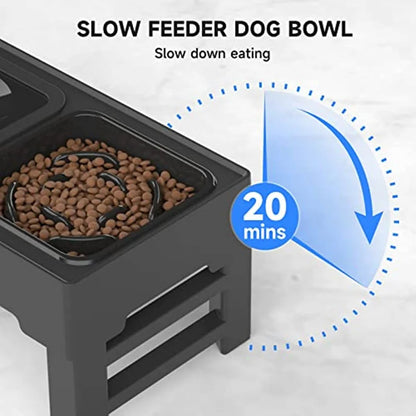 Elevated Mess-Free Dog Bowl - Haven Home Goods